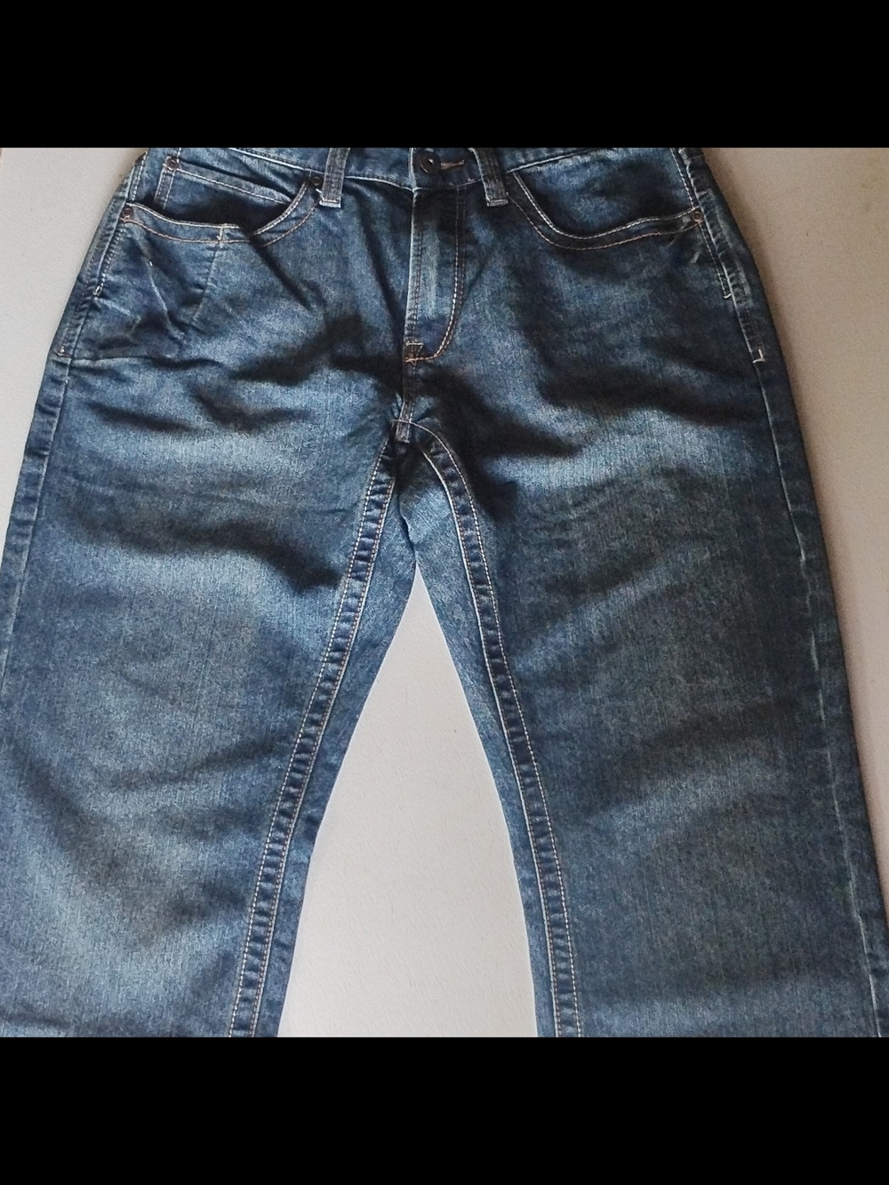 Classic Men's Blue Denim Jeans